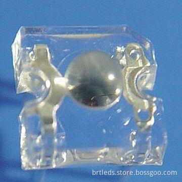 Blue Emitted Color LED Lamp with Water Clear Lens Appearance, High Flux Output, InGaN Chip Material